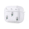 Cepax Airpods 4 Airbag 44 Airbag Tasarımlı Simli Şeffaf Kutup Kılıf