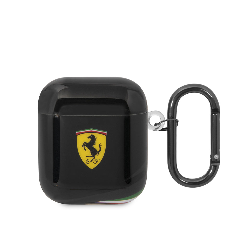 Ferrari Airpods Orjinal Lisanslı IML Baskılı Klasik Logolu TPU Kılıf