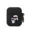 Karl Lagerfeld Airpods Orjinal Lisanslı Karl & Choupette 3D Silikon Kılıf