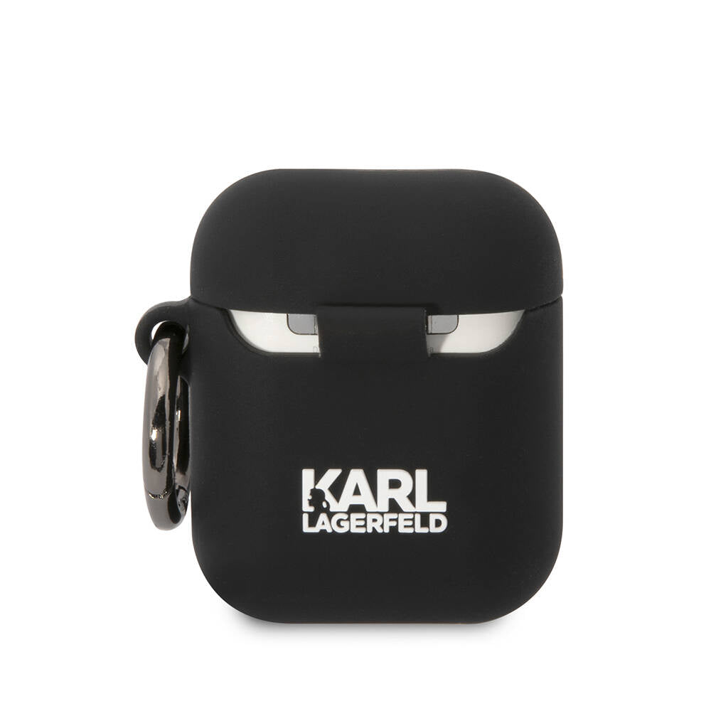 Karl Lagerfeld Airpods Orjinal Lisanslı Karl & Choupette 3D Silikon Kılıf