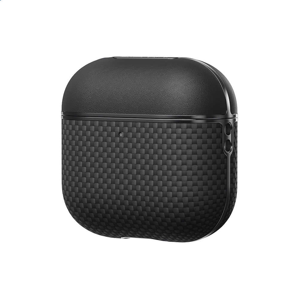 Pitaka Ultra-Slim Classic Serisi Airpods Pro 2 1500D Aramid Fiber Black-Grey Twill Kılıf