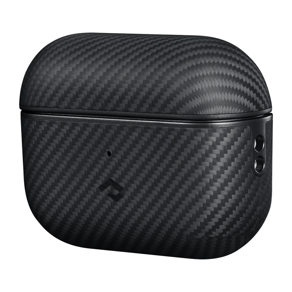 Pitaka Classic Serisi Airpods Pro 2 Kılıf 600D Aramid Fiber Black-Grey Twill Kılıf