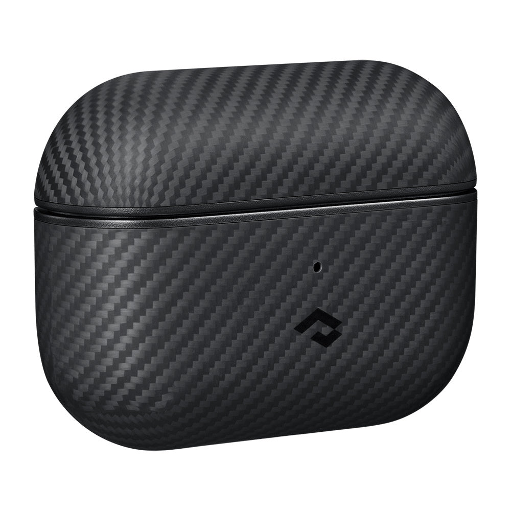 Pitaka Classic Serisi Airpods Pro 2 Kılıf 600D Aramid Fiber Black-Grey Twill Kılıf