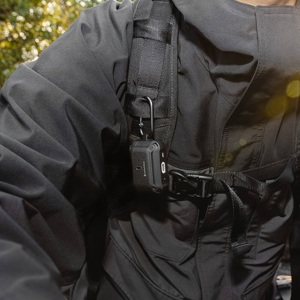 Switcheasy Guardian Airpods Pro 2 Askılı Sağlam Tasarımlı Lisanslı Kılıf