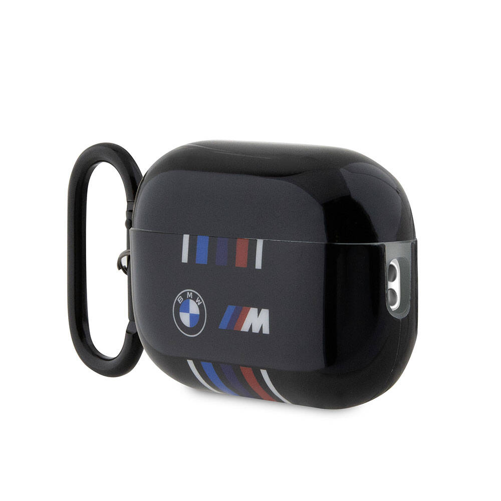 BMW Airpods Pro 2 Orjinal Lisanslı Çoklu Renkli Çizgili Çift IMD Baskı Logolu Kılıf
