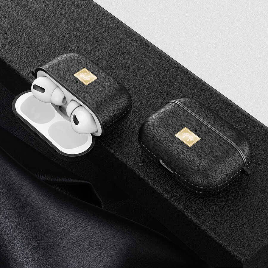 Wlons Airpods Pro 2 Deri Görünümlü Askı Aparatlı Kılıf