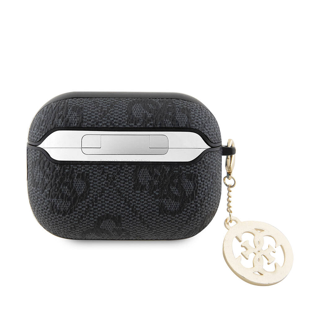 Guess Airpods Pro 2 Orjinal Lisanslı 4G Desenli Taşlı 4G Süs Zincirli Kılıf