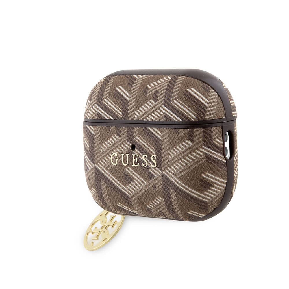 Guess Airpods Pro 2 Orjinal Lisanslı G Cube Desenli 4G Süs Zincirli Kılıf