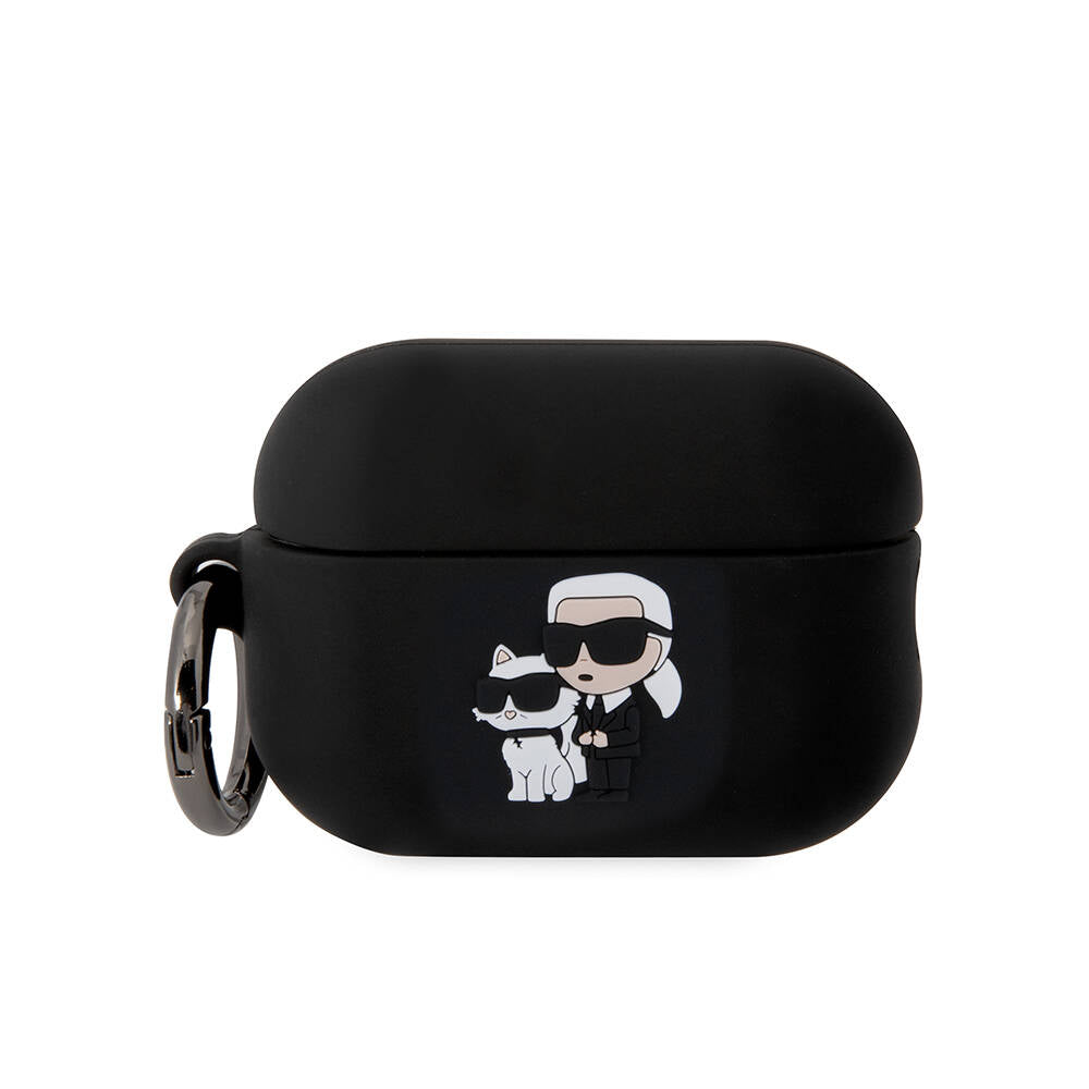 Karl Lagerfeld Airpods Pro 2 Orjinal Lisanslı Karl & Choupette 3D Silikon Kılıf