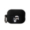 Karl Lagerfeld Airpods Pro 2 Orjinal Lisanslı Karl & Choupette 3D Silikon Kılıf