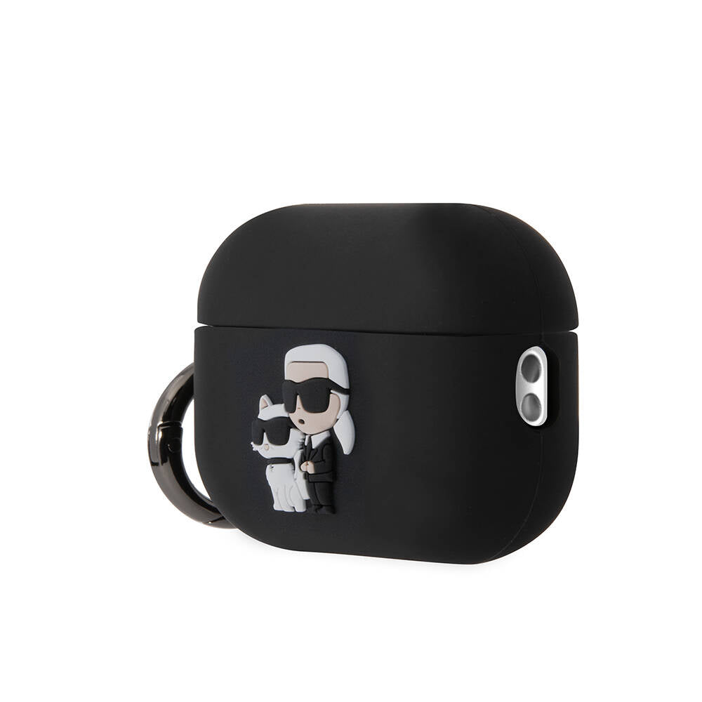 Karl Lagerfeld Airpods Pro 2 Orjinal Lisanslı Karl & Choupette 3D Silikon Kılıf