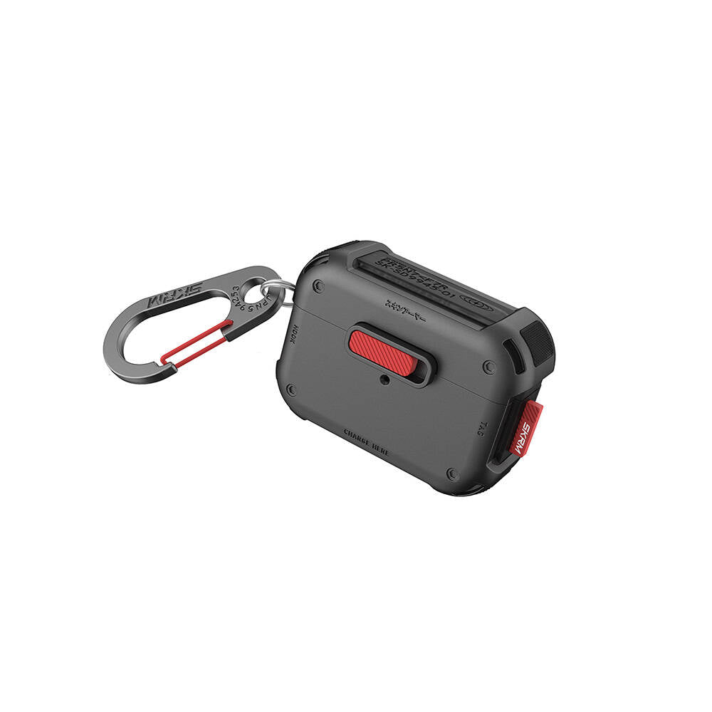 SkinArma AirPods Pro 2 Kılıf Magnetik Kilitli Airbagli Tasarım Mecha Kılıf