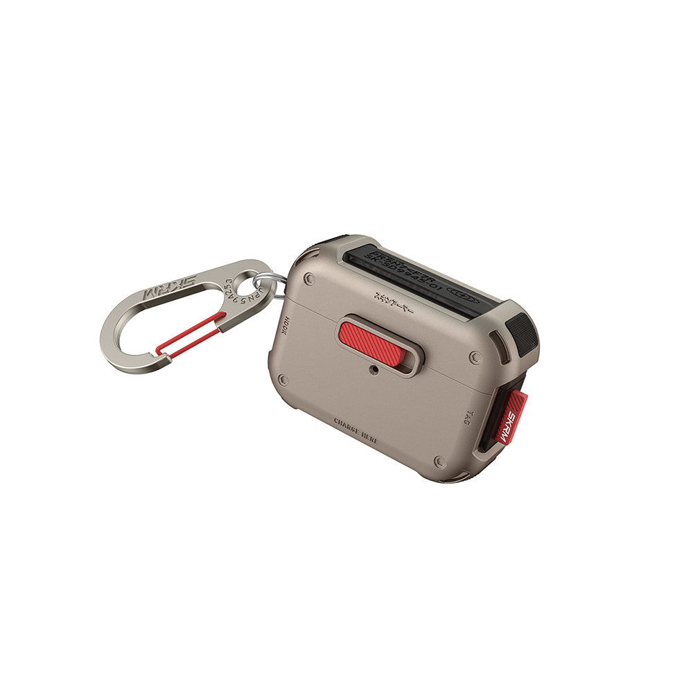 SkinArma AirPods Pro 2 Kılıf Magnetik Kilitli Airbagli Tasarım Mecha Kılıf