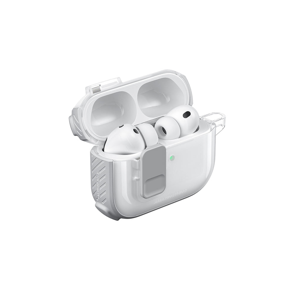Amazingthing Airpods Pro 3 Kilit Tasarımlı Airbagli Titan Pro Serisi Kılıf