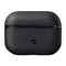 Pitaka Classic Serisi Airpods Pro Kılıf 600D Aramid Fiber Black-Grey Twill Kılıf