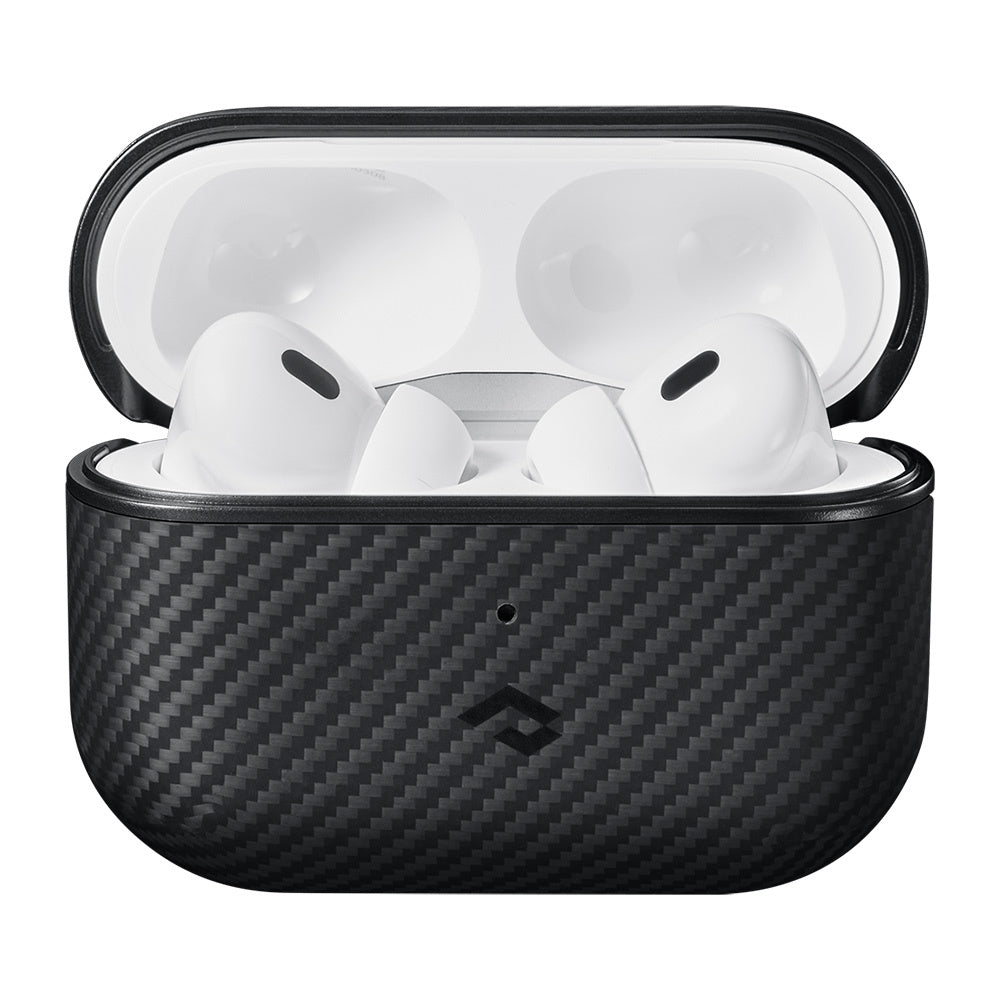 Pitaka Classic Serisi Airpods Pro Kılıf 600D Aramid Fiber Black-Grey Twill Kılıf