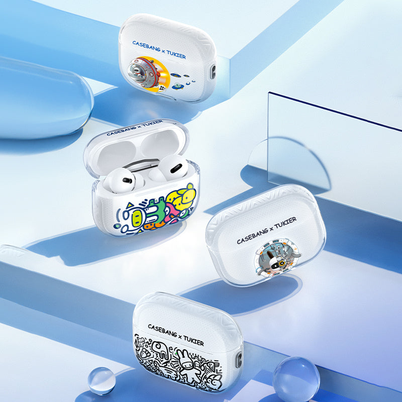 Benks Casebang Airpods Pro Desenli Koruyucu Departure Explore Silikon Kılıf