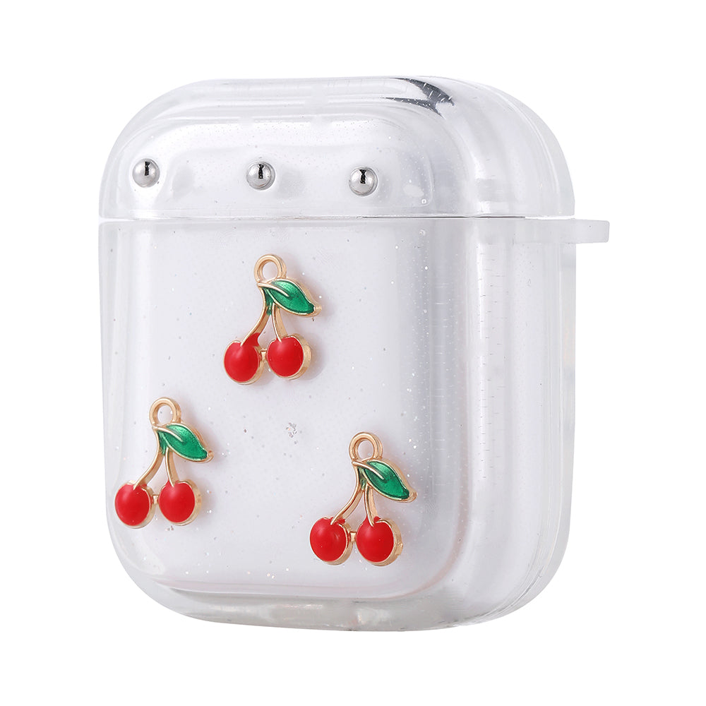 Cepax Airpods Airbag 44 Airbag Tasarımlı Simli Şeffaf Kutup Kılıf