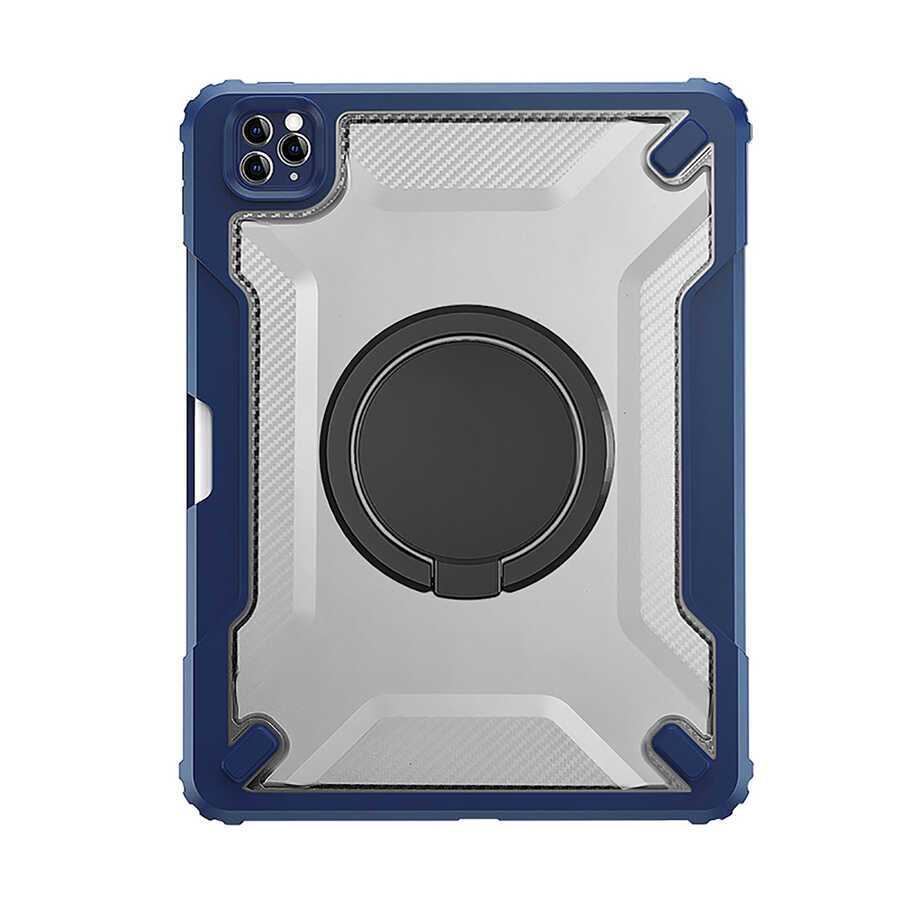 iPad 10.2 (8.Nesil) Wiwu Mecha Dönebilen Standlı Tablet Kılıfı - 1