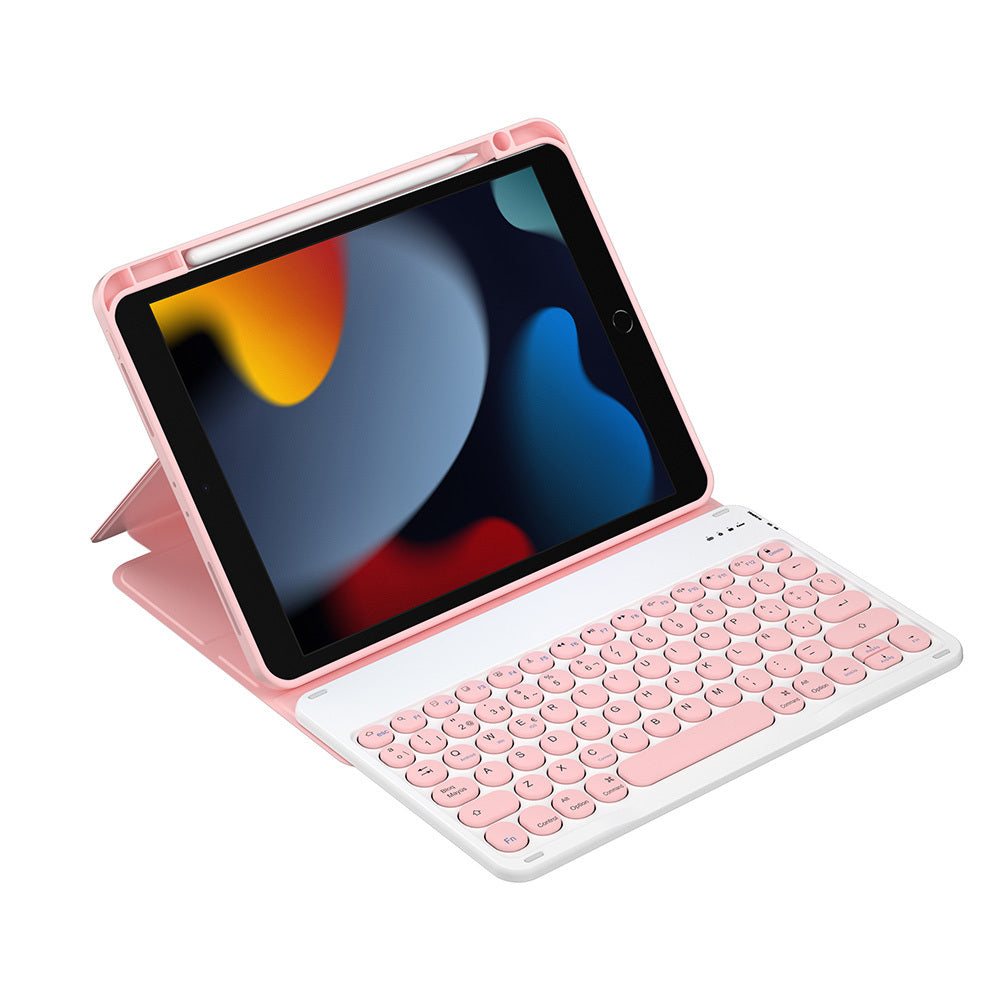 Wiwu Protective iPad 10.2 (8.Nesil) Gizli Kalem Bölmeli Klavyeli Kılıf