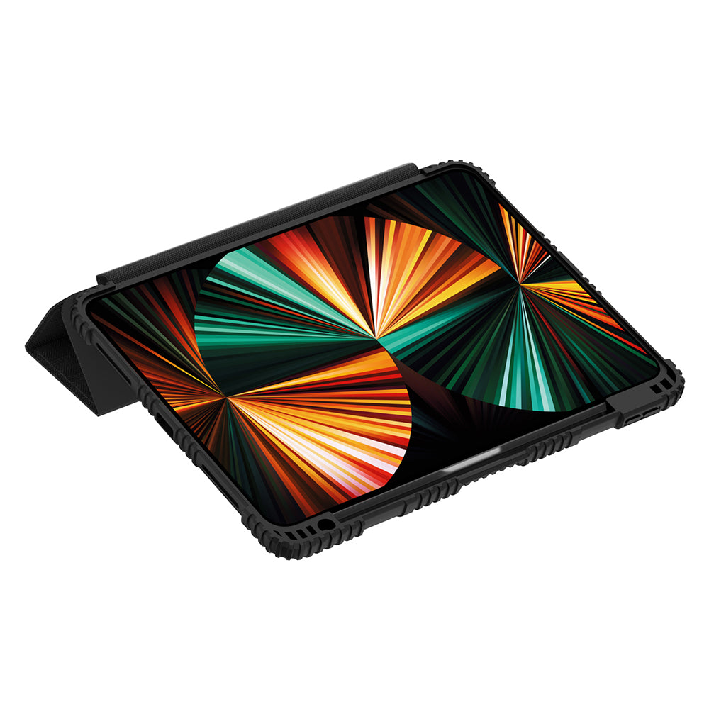 Raptic Armor Serisi iPad 10.9 2022 (10.Nesil) Airbagli Katlanabilir Standlı Smart Cover Kılıf