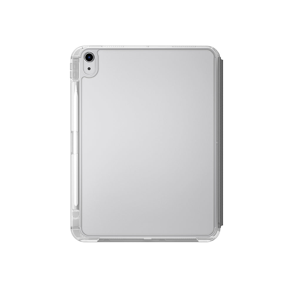 Skinarma iPad 11.Nesil 2025 Kılıf Kalemlikli Arkası Şeffaf Standlı Magnetik Zeta Kılıf