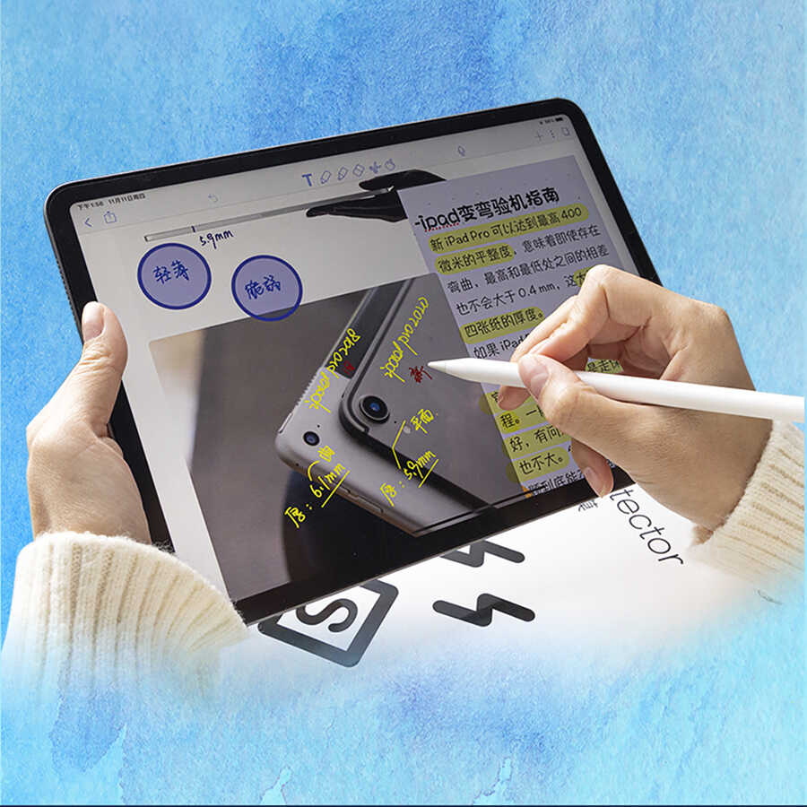 Wiwu Removable iPad Air 5. Nesil Mıknatıslı Tablet Ekran Koruyucu