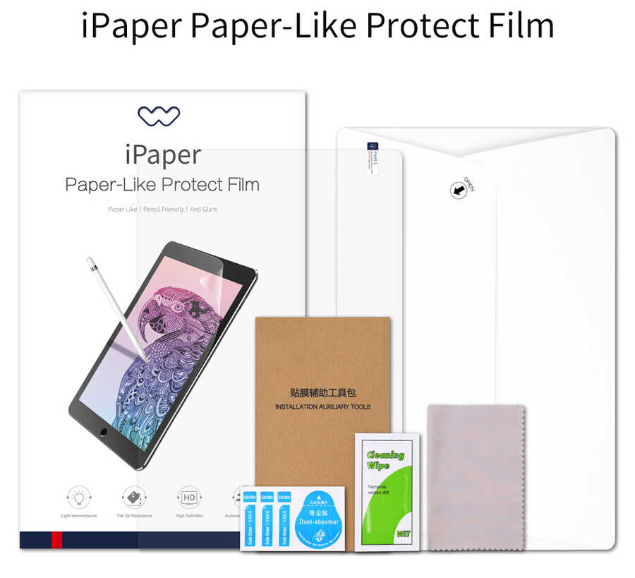 Wiwu iPaper Like iPad Air 10.9 2020 (4.Nesil) Kağıt Hisli Tablet Ekran Koruyucu