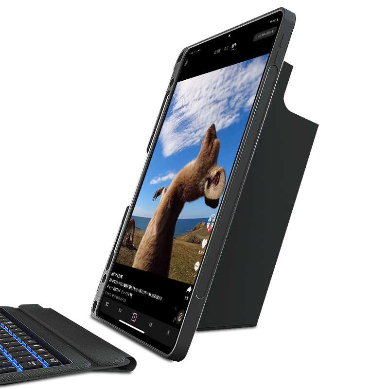 Wiwu Mag Touch iPad Air 10.9 2020 (4.Nesil) Klavyeli Standlı Tablet Kılıfı