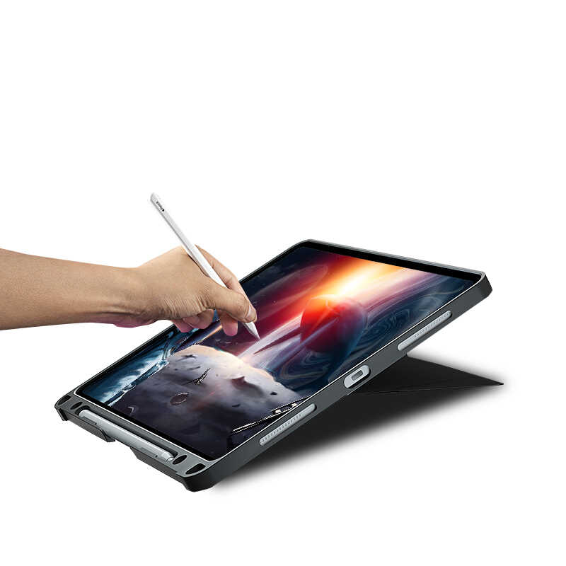 Wiwu Mag Touch iPad Air 10.9 2022 (5.Nesil) Klavyeli Standlı Tablet Kılıfı
