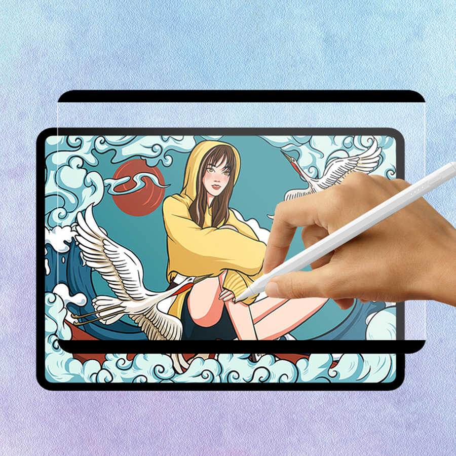 Wiwu Removable iPad Air 10.9 2022 (5.Nesil) Mıknatıslı Tablet Ekran Koruyucu
