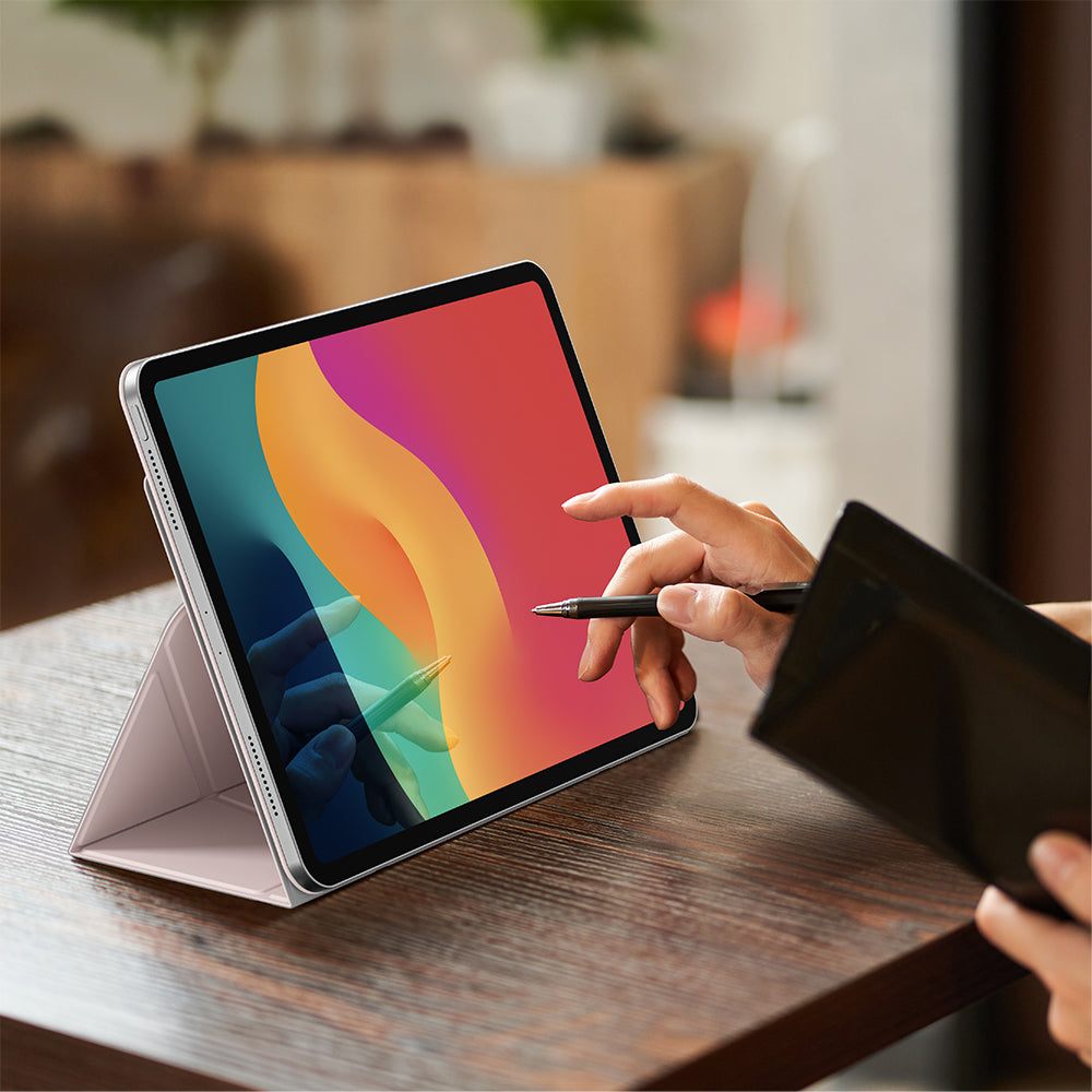 Amazingthing Matte Pro Mag Folio iPad Air 11 2024 Katlanabilir Magnetik Standlı Tablet Kılıfı