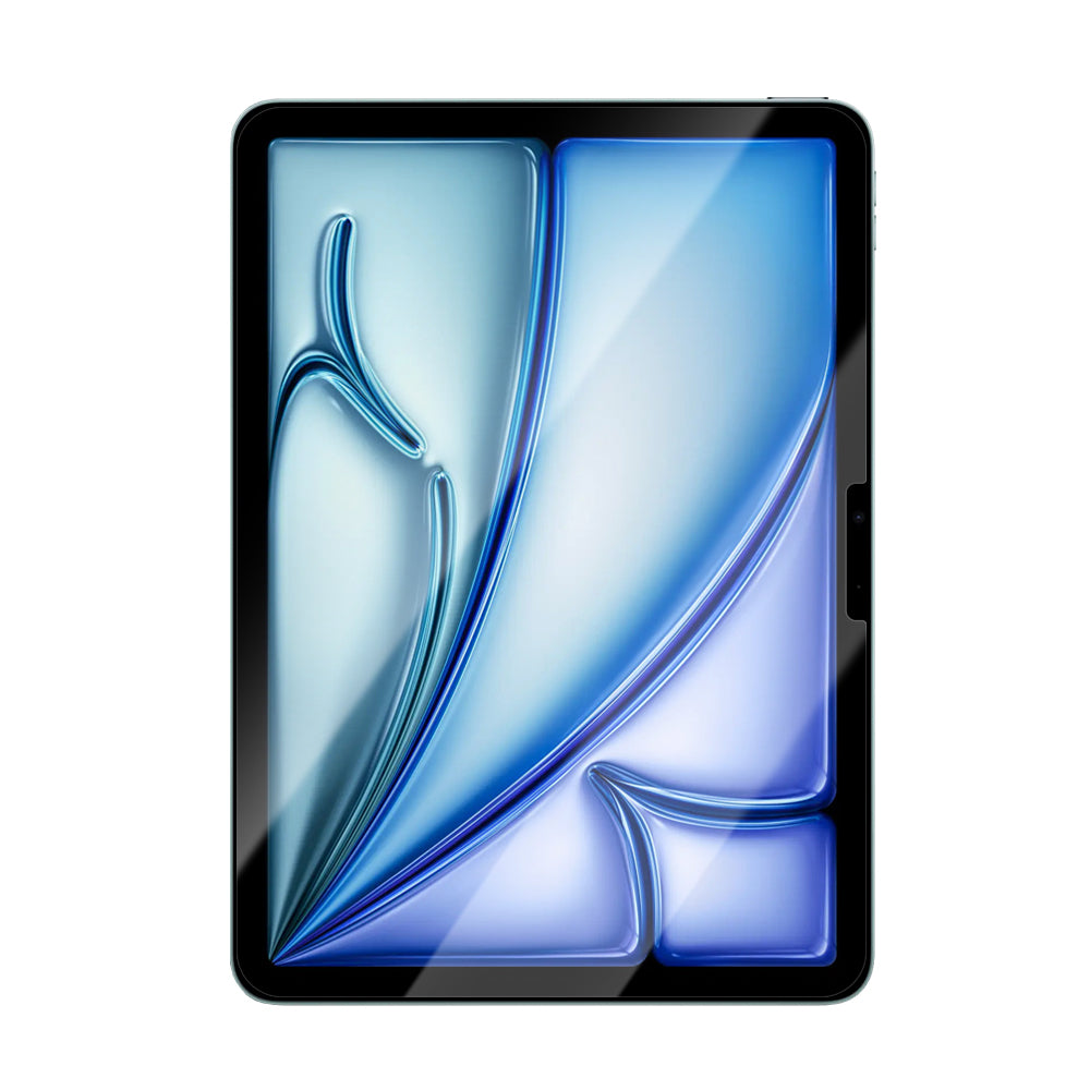 CaseWorld Steel Shield Serisi iPad Air 11 2024 Temperli Cam Ekran Koruyucu + Uygulama Aparatı