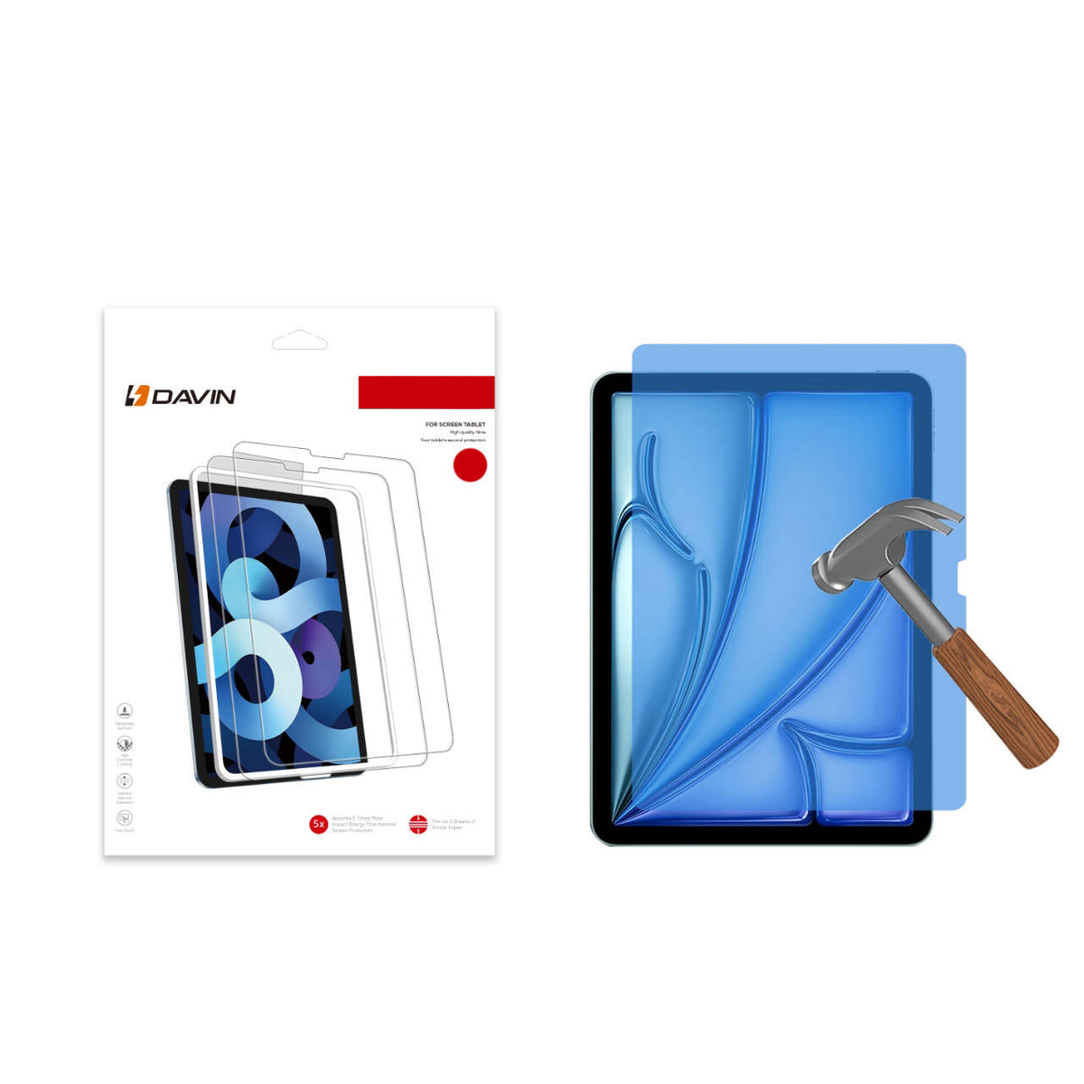 Davin iPad Air 11 2025 M3 Tablet Nano Ekran Koruyucu