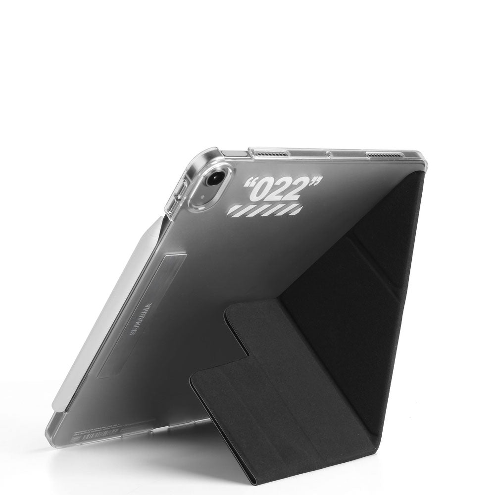SkinArma iPad Air 11 2025 M3 Kılıf Kalemlikli Arkası Şeffaf Standlı Magnetik Taihi Sora Kılıf