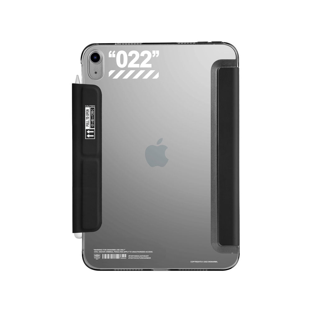 SkinArma iPad Air 11 2025 M3 Kılıf Kalemlikli Arkası Şeffaf Standlı Magnetik Taihi Sora Kılıf