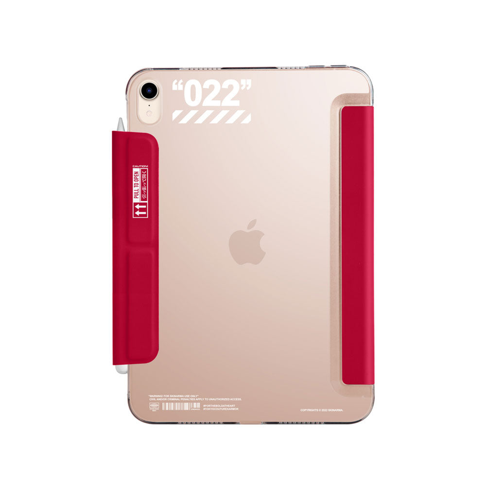 SkinArma iPad Air 11 2025 M3 Kılıf Kalemlikli Arkası Şeffaf Standlı Magnetik Taihi Sora Kılıf