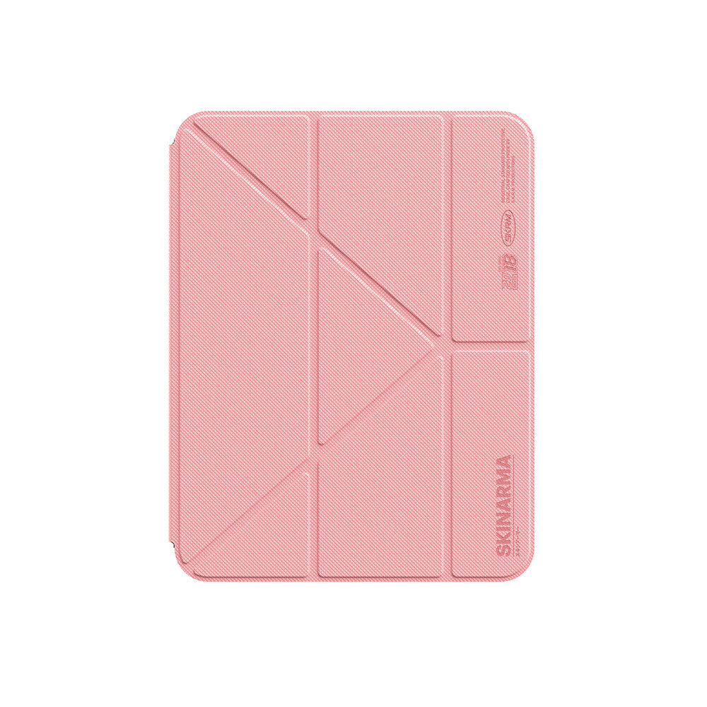 Skinarma iPad Air 11 2025 (M3) / Air 11 2024 (M2) Kalemlikli Arkası Şeffaf Standlı Magnetik Zeta Kılıf