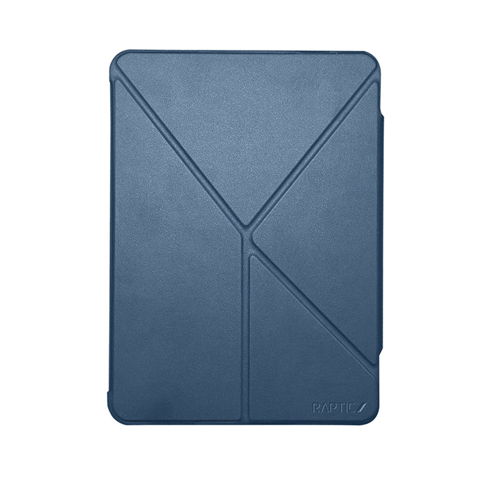 Raptic Clear Folio iPad Air 11 2025 M3 Airbagli Şeffaf Kılıflı Katlanabilir Standlı Kılıf