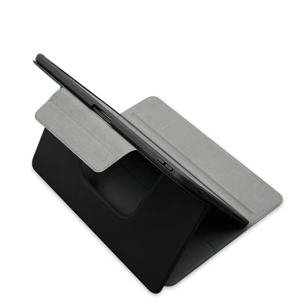 Raptic Spin Detachable Folio iPad Air 11 2025 M3 PU Ayrılabilir Kalem Bölmeli Standlı Kılıf