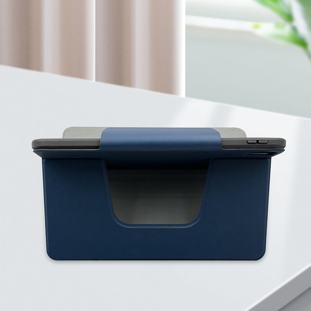 Raptic Spin Detachable Folio iPad Air 11 2025 M3 PU Ayrılabilir Kalem Bölmeli Standlı Kılıf