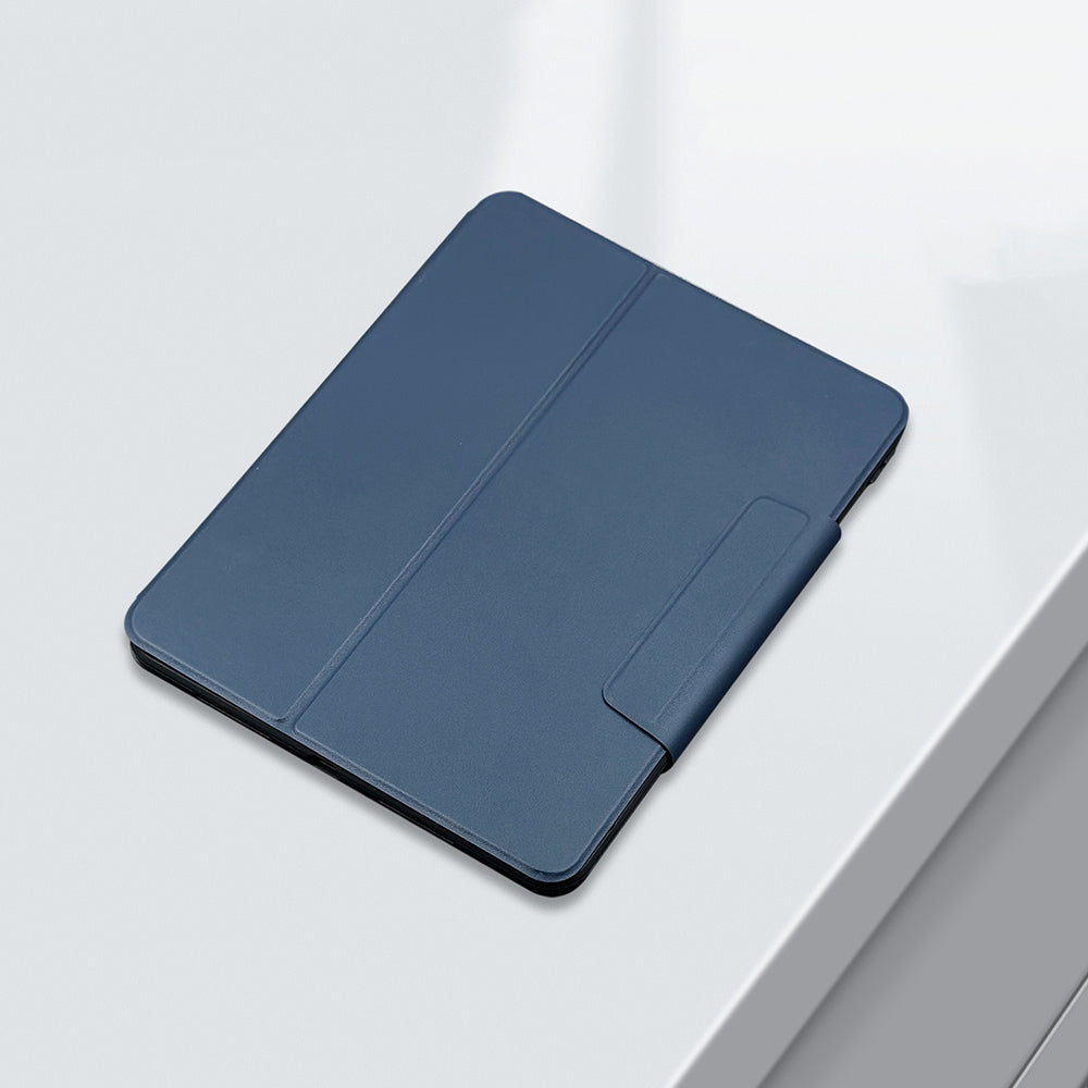 Raptic Spin Detachable Folio iPad Air 11 2025 M3 PU Ayrılabilir Kalem Bölmeli Standlı Kılıf