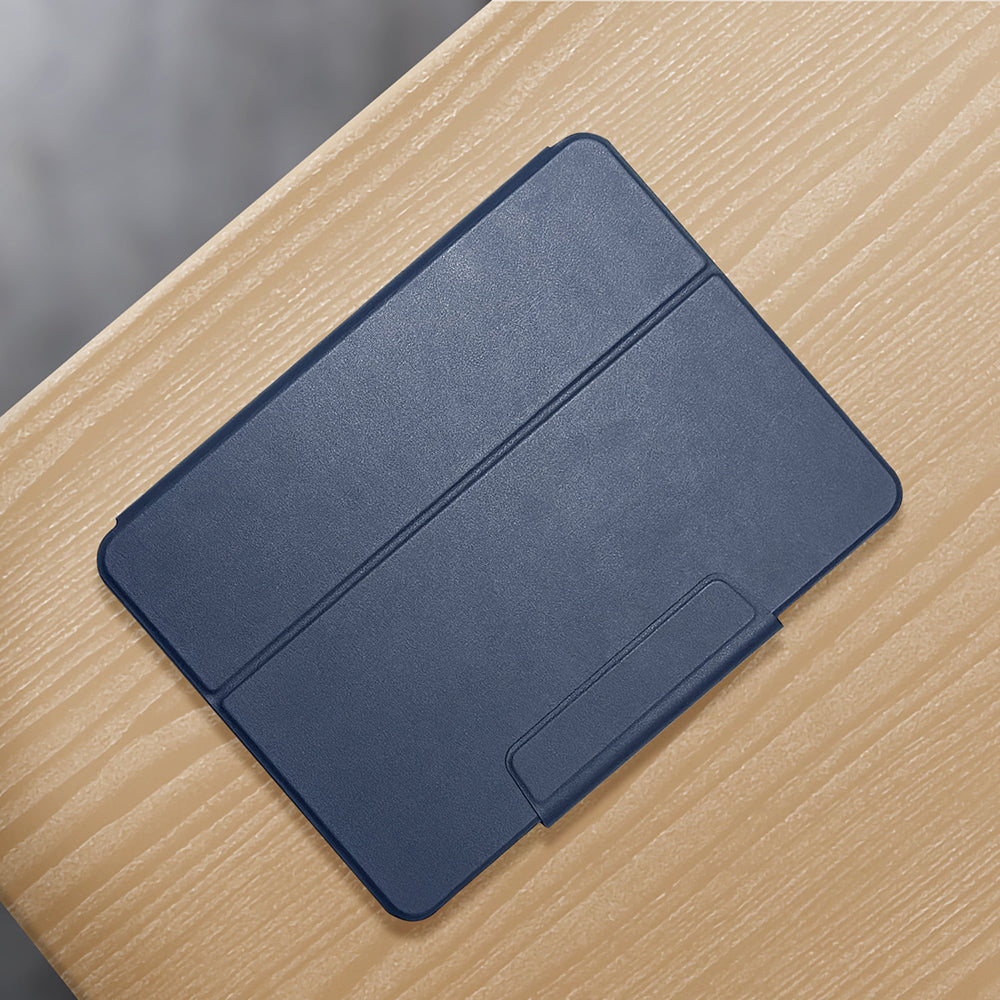 Raptic Spin Detachable Folio iPad Air 11 2025 M3 PU Ayrılabilir Kalem Bölmeli Standlı Kılıf