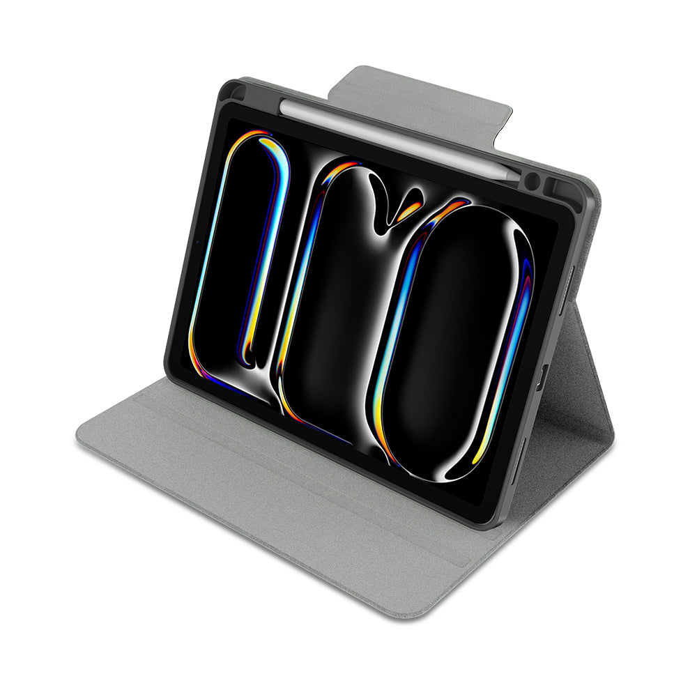 Raptic Spin Detachable Folio iPad Air 11 2025 M3 PU Ayrılabilir Kalem Bölmeli Standlı Kılıf