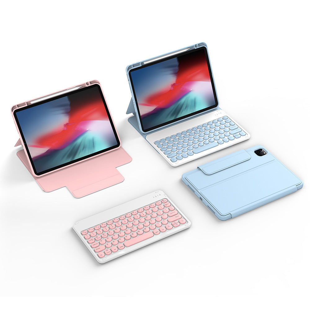 Wiwu Protective iPad Air 11 2025 M3 Gizli Kalem Bölmeli Klavyeli Kılıf