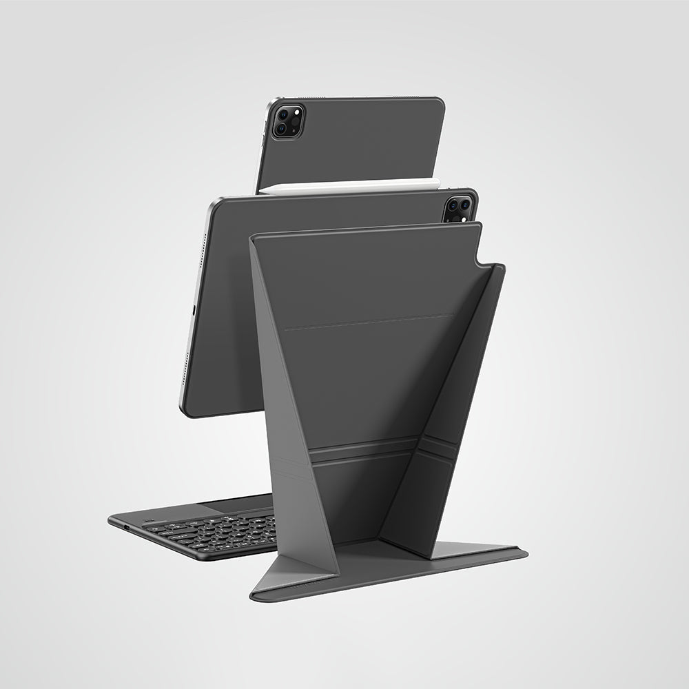 Amazingthing Matte Pro Mag Folio iPad Air 13 2024 Katlanabilir Magnetik Standlı Tablet Kılıfı