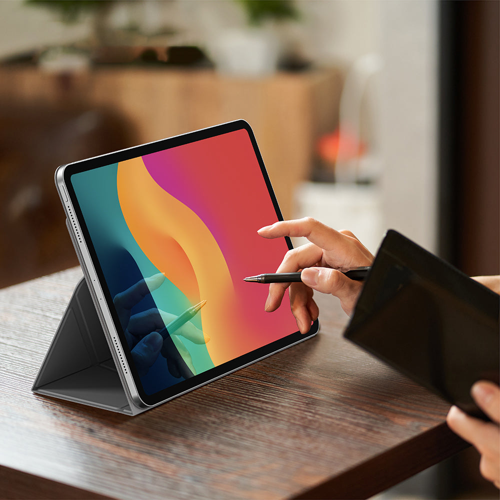 Amazingthing Matte Pro Mag Folio iPad Air 13 2024 Katlanabilir Magnetik Standlı Tablet Kılıfı