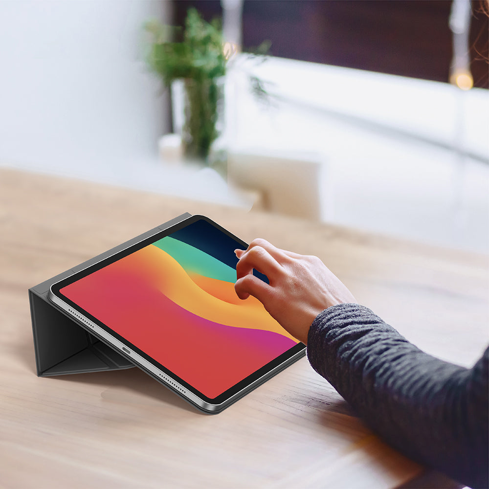 Amazingthing Matte Pro Mag Folio iPad Air 13 2025 M3 Katlanabilir Magnetik Standlı Tablet Kılıfı
