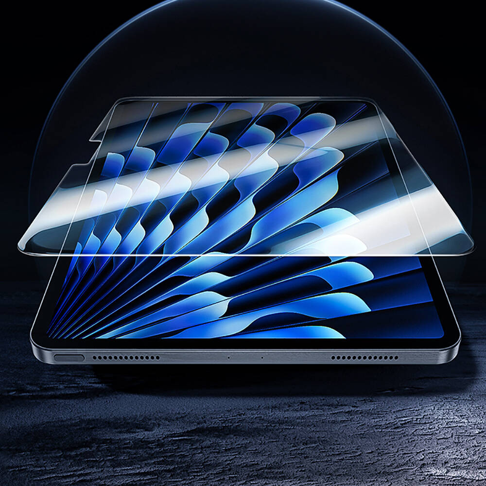 Benks King Kong iPad Air 13 2025 M3 Eğimli Kenar Oleofobik Özellikli Temperli Cam Ekran Koruyucu