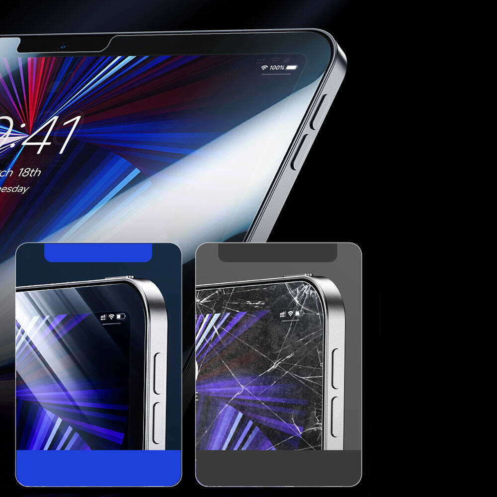 Benks OKR Glass Warrior iPad Air 13 2025 M3 HD Parlak Ekran Koruyucu